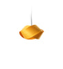 LZF Lighting Nut Suspension pendant light with matte black finish, black cable, and natural cherry wood accents.