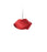 LZF Lighting Nut Suspension lamp with black matte finish, black cable, natural cherry wood accents, and tripod stand.