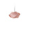 LZF Lighting Nut Suspension lamp with matte black finish, black cable, natural cherry wood accents, and tripod stand.