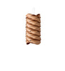 LZF Lighting natural cherry Link Chain Suspension lighting fixture with interconnected chain design for modern interior decor