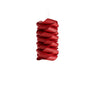 LZF Lighting Link Chain Suspension in natural cherry wood, showcasing sleek lighting design with interconnected wooden links.