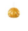 Natural cherry Poppy Suspension by LZF Lighting, modern pendant light with organic design and warm wood finish.