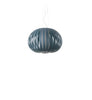 Natural cherry Poppy Suspension light by LZF Lighting featuring a delicate, organic design and warm wood finish.