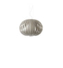 Natural cherry wood Poppy Suspension lighting by LZF Lighting, showcasing its elegant woven design and modern pendant style.