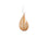 Raindrop Suspension lighting fixture by LZF Lighting featuring a natural cherry wood finish and modern design.