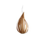 Raindrop Suspension lighting by LZF Lighting, natural cherry wood pendant lamp with a sleek, organic design.