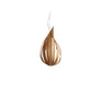 Raindrop Suspension light by LZF Lighting, natural cherry wood pendant lamp with a sleek, modern design.