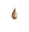 Raindrop Suspension light by LZF Lighting, natural cherry wood pendant lamp with a sleek, modern design.