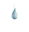 Raindrop Suspension pendant light by LZF Lighting featuring a natural cherry wood finish and organic shape.