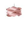 LZF Lighting Link Suspension light fixture in matte black with natural cherry accents, modern lighting design.