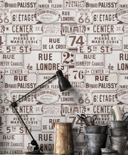 STREET SIGNS Wallpaper by Mindthegap
