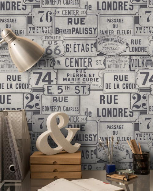 STREET SIGNS Wallpaper by Mindthegap