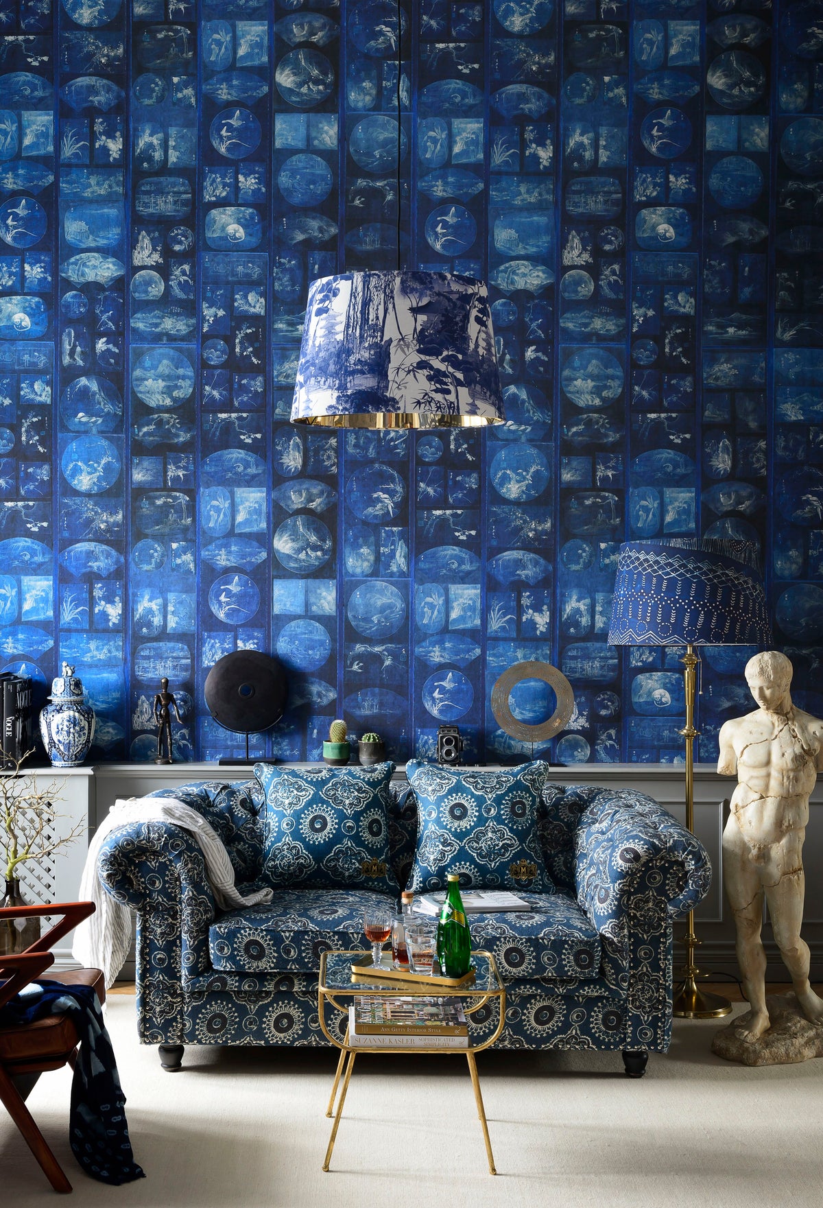 AIZOME COLLAGE Wallpaper by Mindthegap