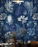 ALGAE Navy Blue Wallpaper by Mindthegap