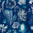 ALGAE Navy Blue Wallpaper by Mindthegap