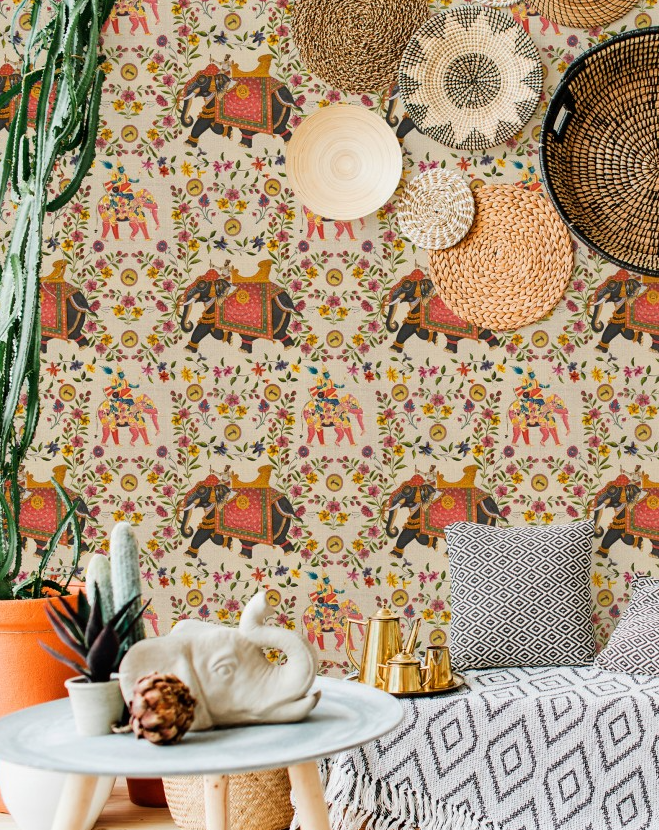 ARISTOCRACY Taupe Wallpaper by Mindthegap