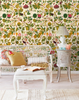 Papier peint ASIAN FRUITS AND FLOWERS de Mindthegap