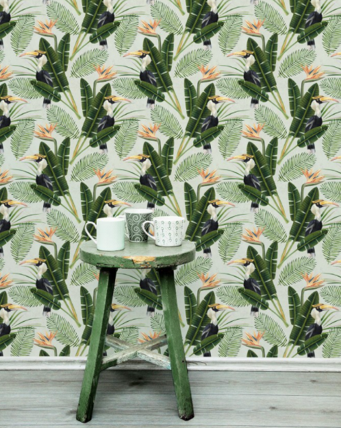 BIRDS OF PARADISE Wallpaper by Mindthegap