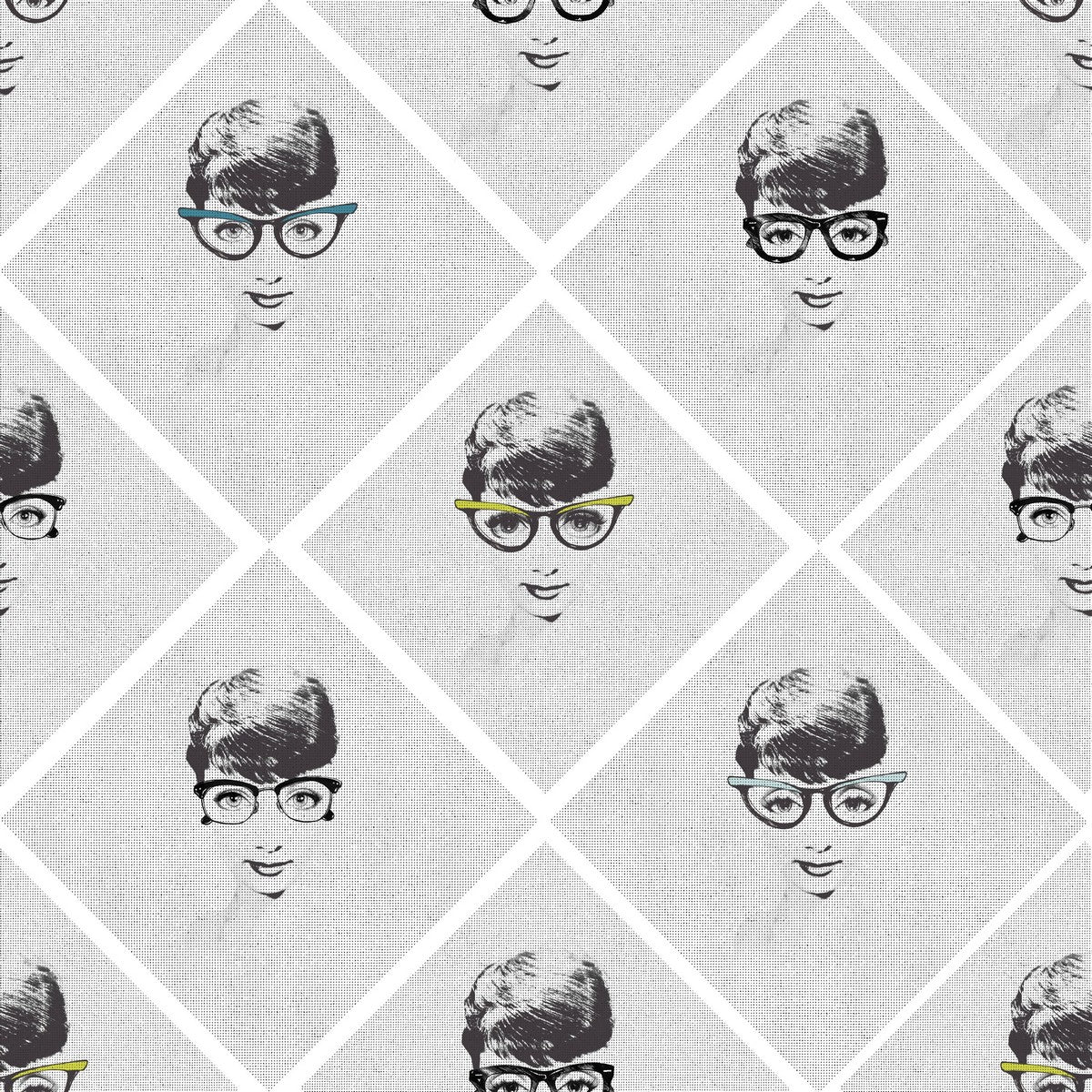 FEMALE ILLUSION Wallpaper by Mindthegap