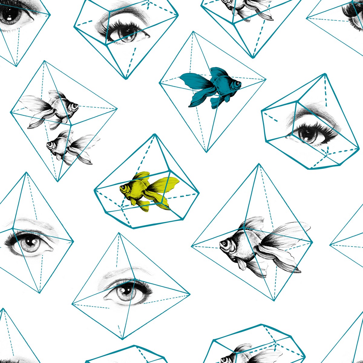 FISH EYE Wallpaper by Mindthegap