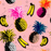 PAPIER PEINT Pink Flying Objects de Mindthegap
