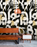 GESTURAL ABSTRACTION Anthracite Wallpaper by Mindthegap