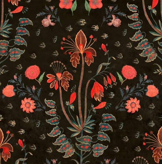 GYPSY Anthracite Wallpaper by Mindthegap