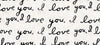 PAPIER PEINT I LOVE YOU, I LOVE YOU par Mindthegap
