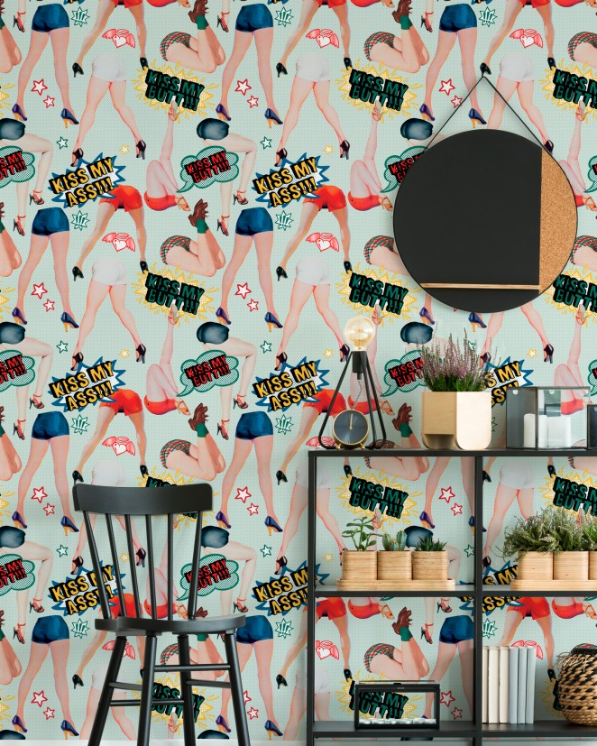 KISS MY ASS Wallpaper by Mindthegap