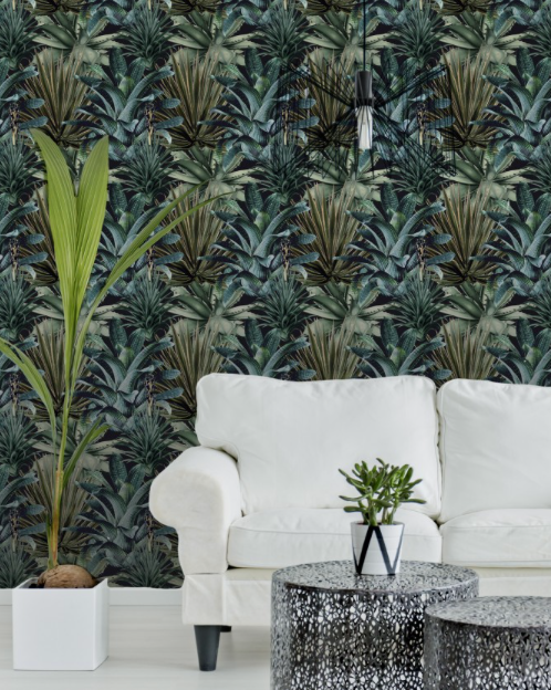 LUSH SUCCULENTS Wallpaper by Mindthegap