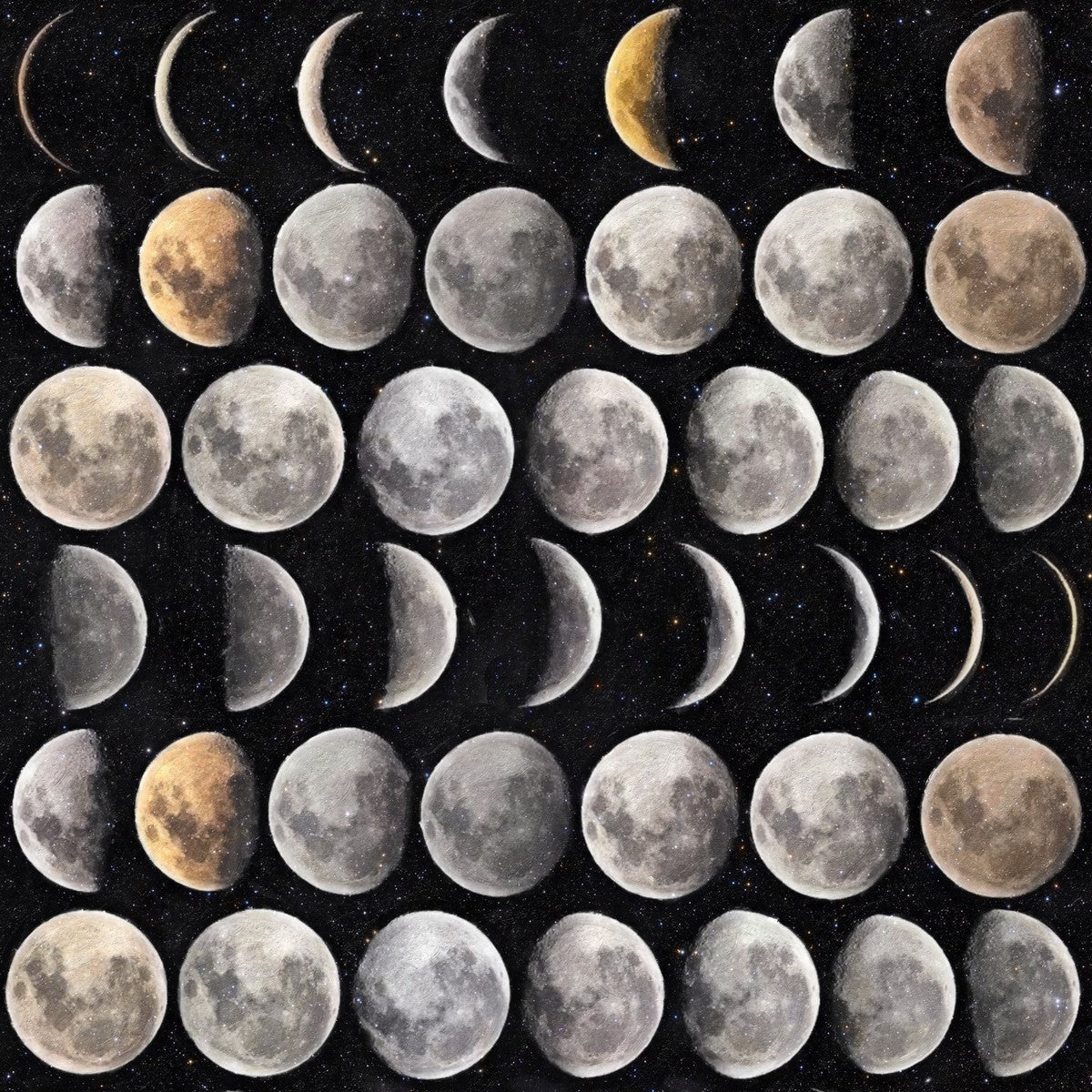 MOON PHASES Wallpaper by Mindthegap