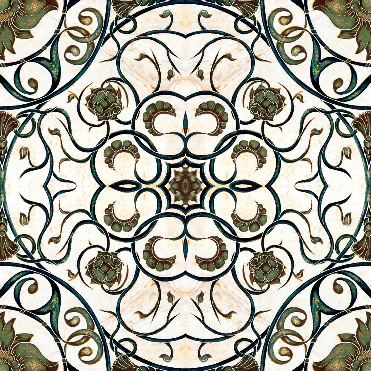 ORGANIC TILE Wallpaper by Mindthegap
