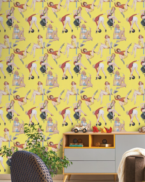 PIN-UP GIRLS Wallpaper by Mindthegap
