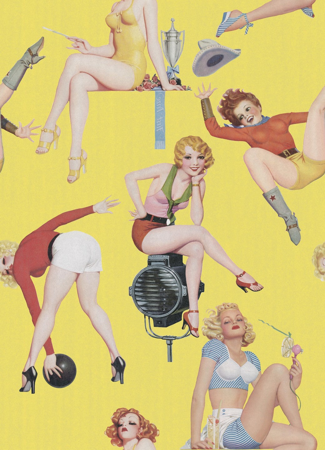 PIN-UP GIRLS Wallpaper by Mindthegap