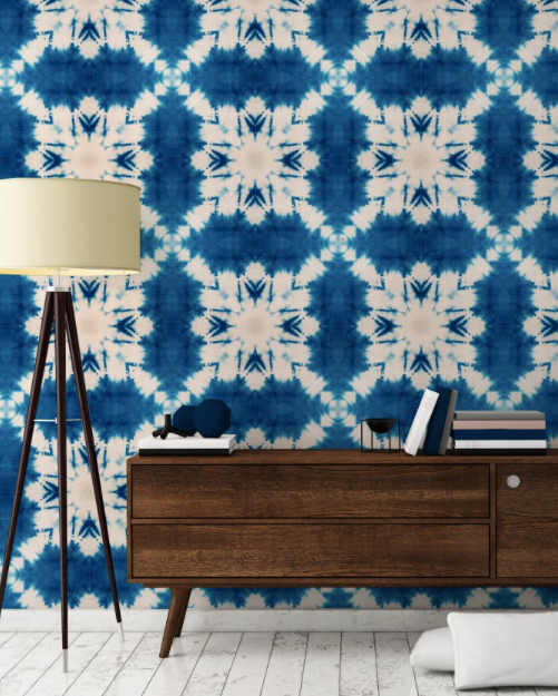 SHIBORI BUTTERFLY Wallpaper by Mindthegap