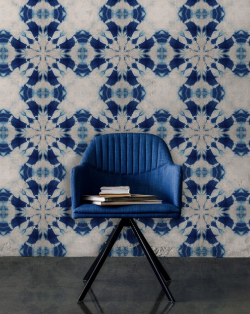 SHIBORI FLOWER Wallpaper by Mindthegap