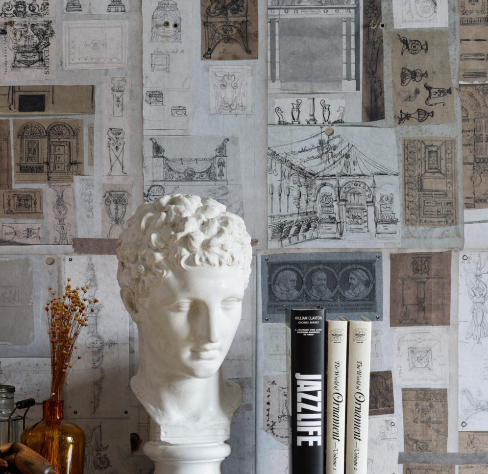 THE SKETCH BOOK Wallpaper by Mindthegap