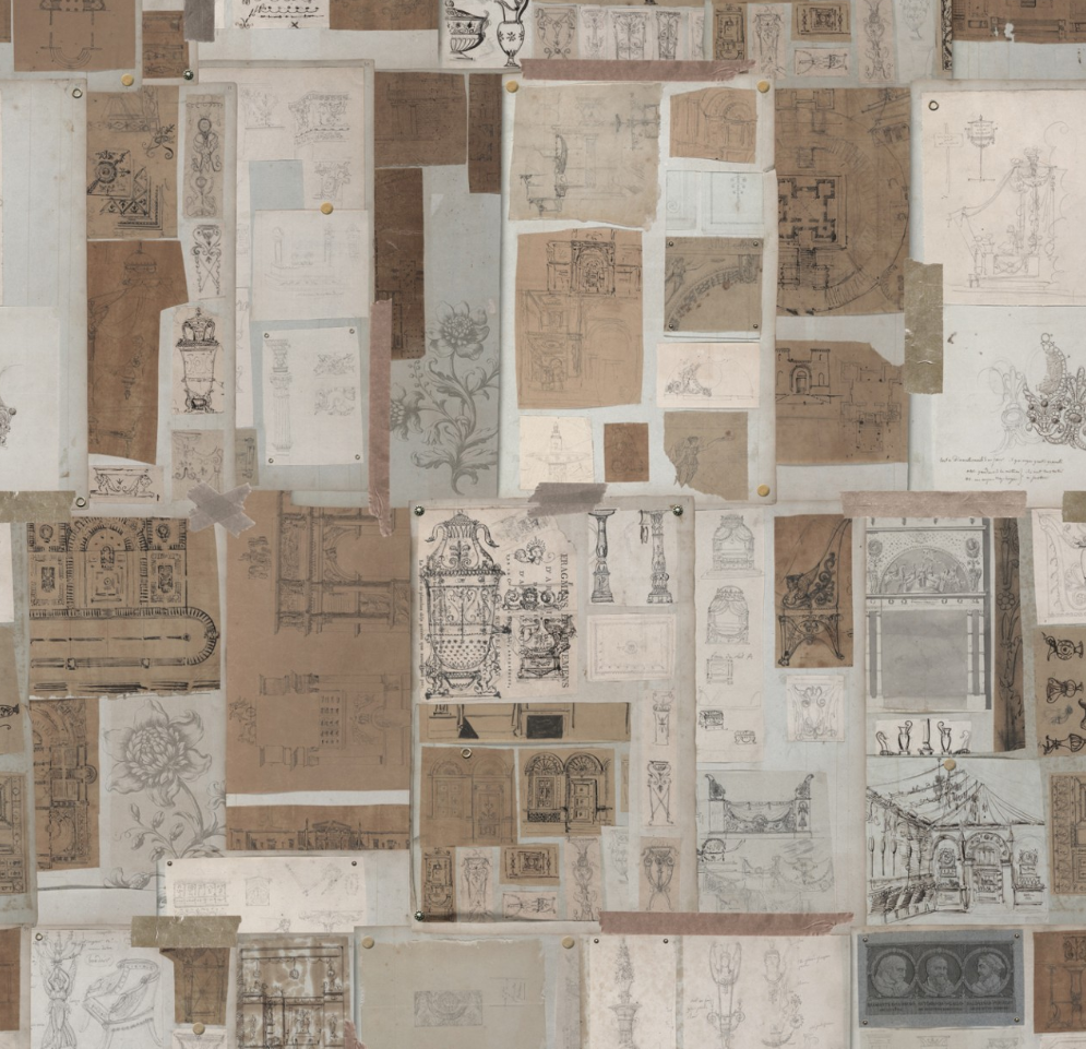 THE SKETCH BOOK Wallpaper by Mindthegap