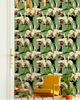 Papier peint TREASURE ISLAND Anthracite par Mindthegap