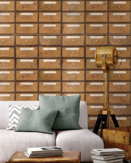 VINTAGE PHARMACY Wallpaper by Mindthegap