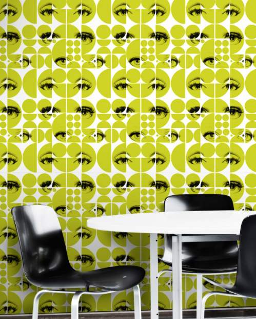 EYES AND CIRCLES Wallpaper by Mindthegap