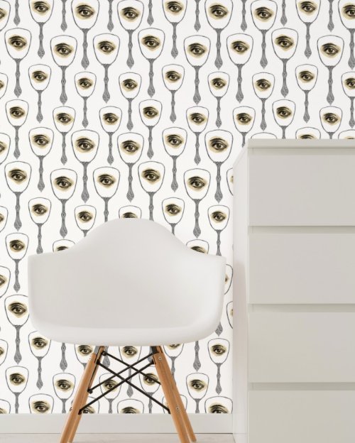 MIRROR'S EYE Wallpaper by Mindthegap