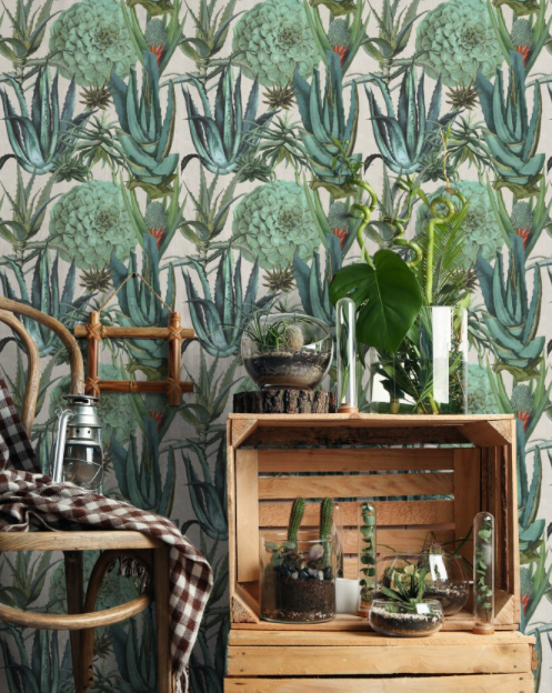 SUCCULENTUS Wallpaper by Mindthegap