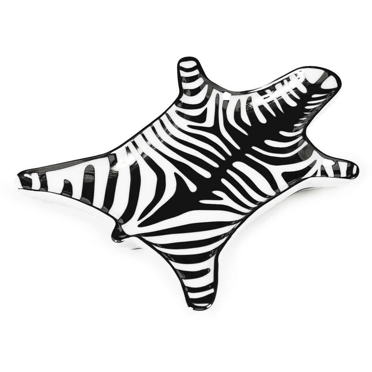 Plats empilables Zebra par Jonathan Adler