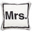 Mrs. Needlepoint Throw Pillow by Jonathan Adler