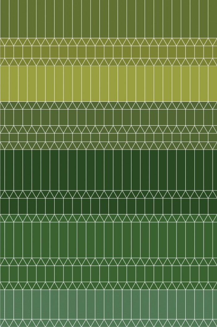 Zigzag Green by Edward van Vliet for Moooi Carpets