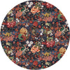 Tapis Rond Rendezvous Tokyo Bleu par Moooi Carpets