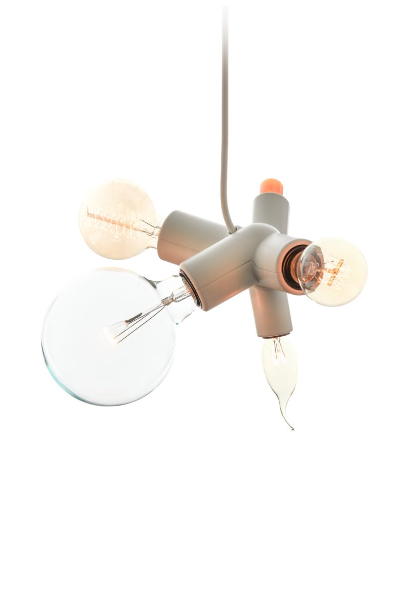 Moooi Cluster Lamp Suspension Light with multiple glass globes and modern design, hanging as a stylish lighting fixture.