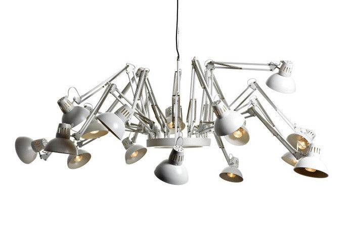 Black Dear Ingo suspension lamp by Moooi, modern lighting fixture with sleek design, hangs from ceiling with visible cord and shade.