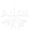 Small copper Heracleum III suspended lighting by Moooi, featuring intricate branching design and modern artistic style.